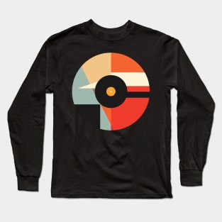 Unisex Shirt "retro Platte" | Abstract Design Long Sleeve T-Shirt